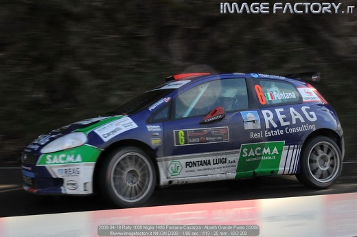 2008-04-19 Rally 1000 Miglia 1495 Fontana-Casazza - Abarth Grande Punto S2000